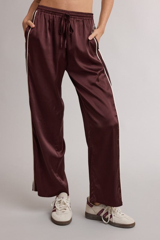 Stripe Satin Pant (2 colors)