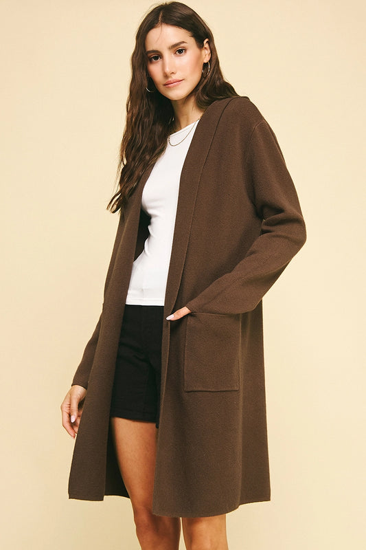 Espresso cardigan