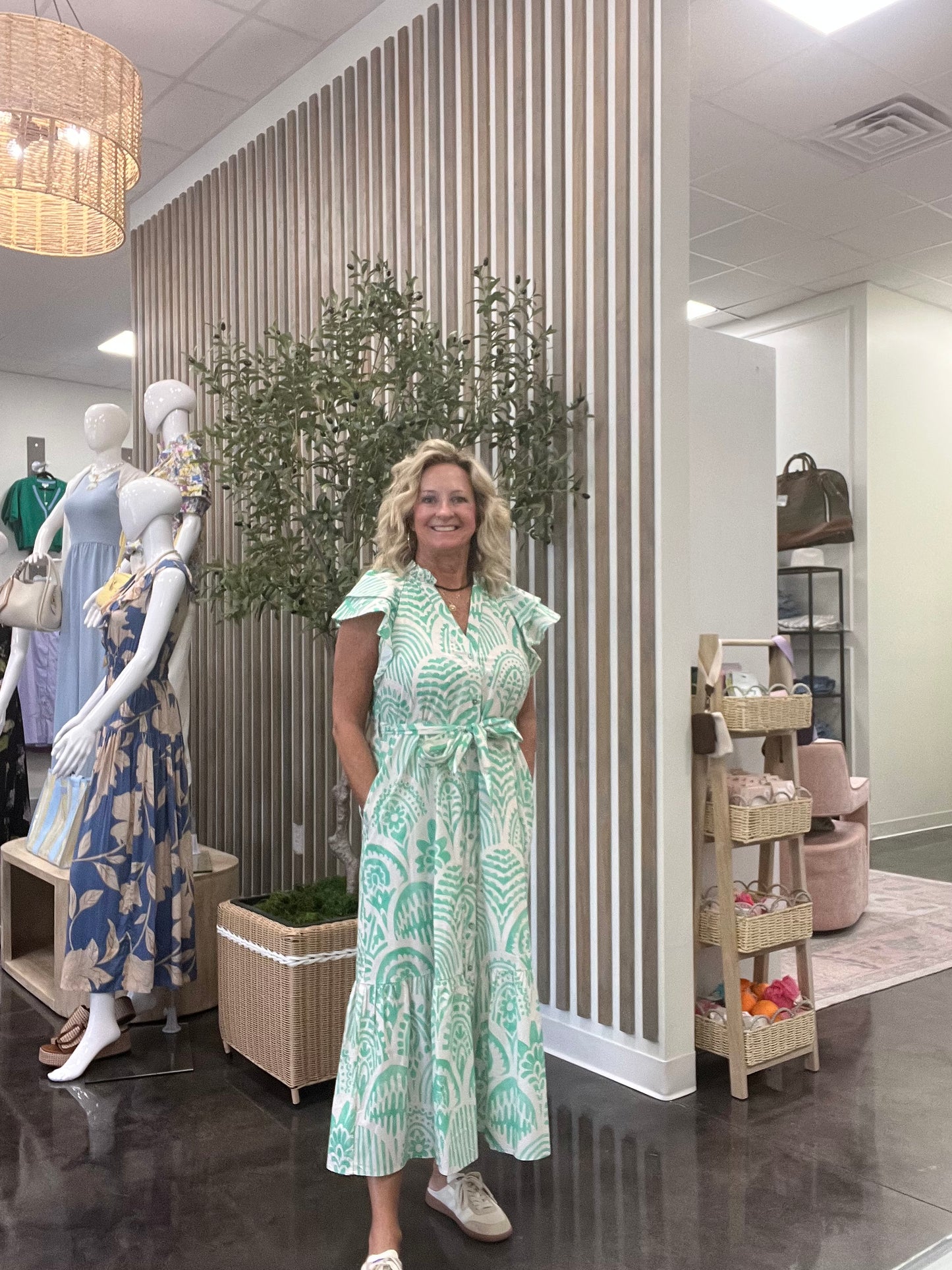 Mint to be midi dress