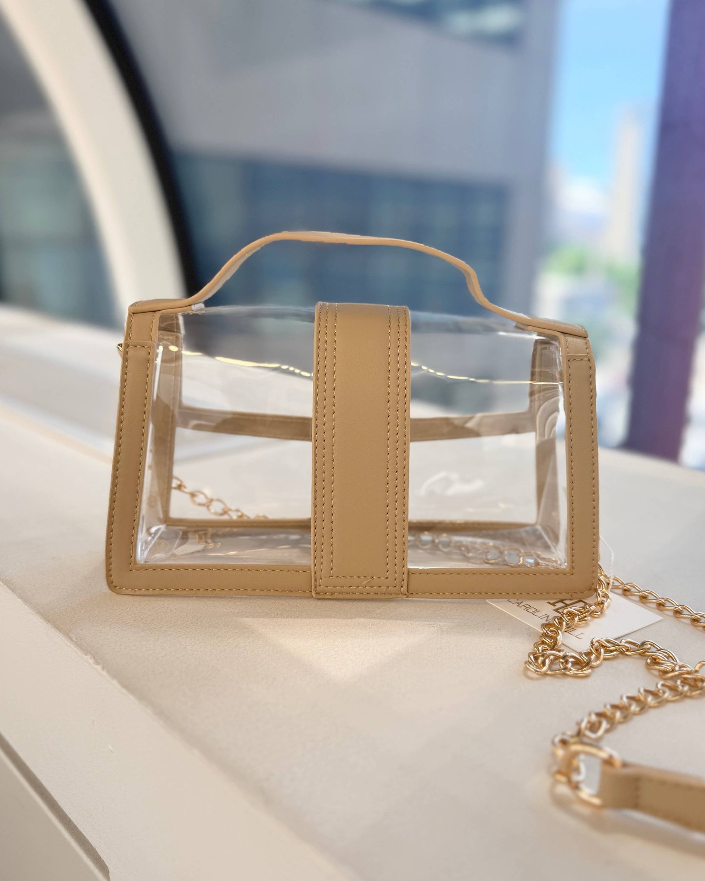 Grace Clear Bag Nude