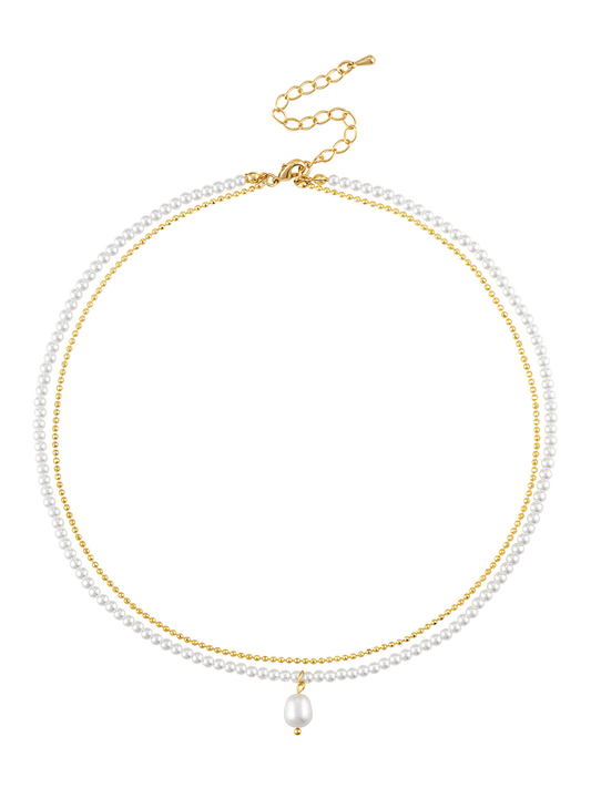 Opaline Double Layer Necklace