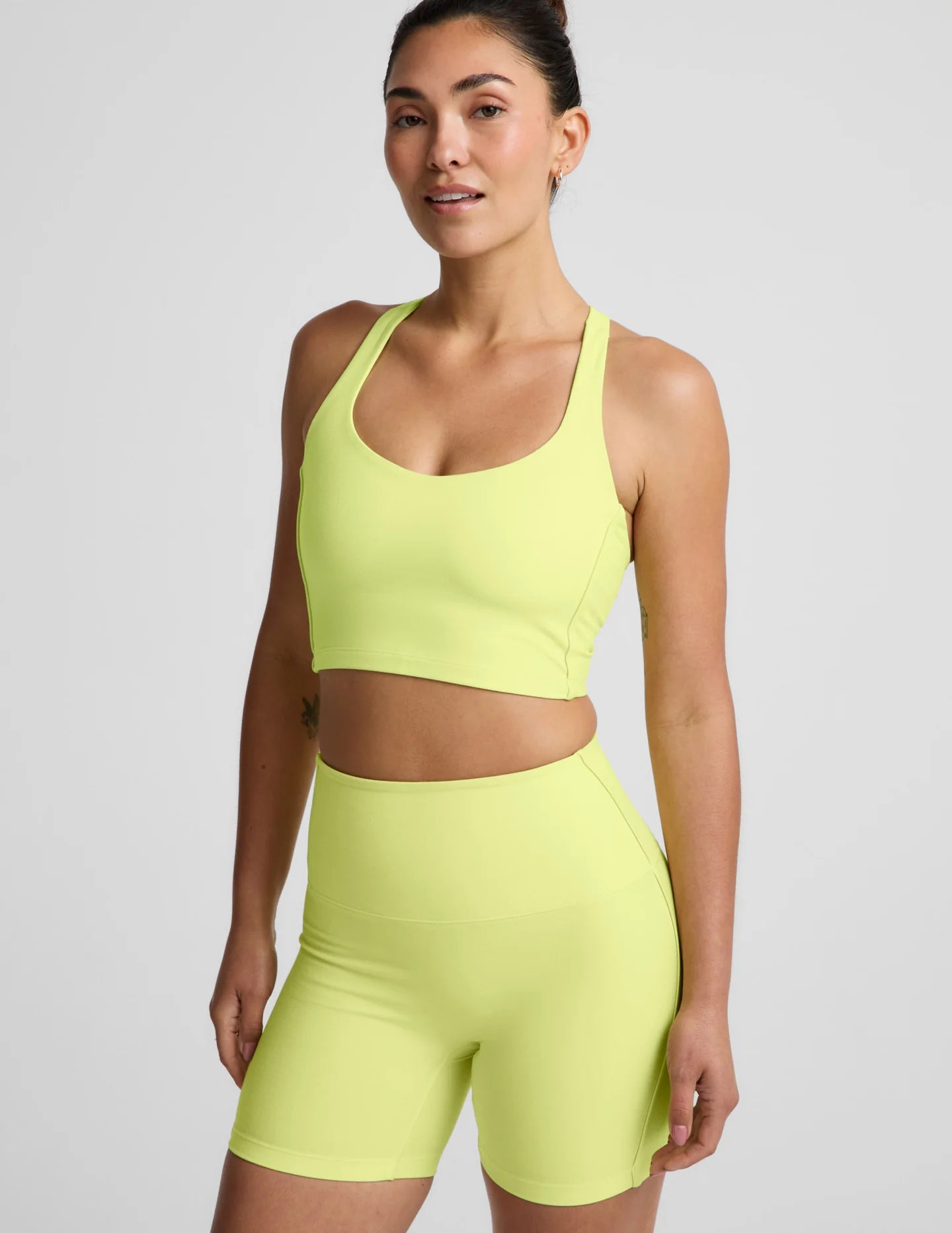 spacedye simplicity bra 2.30 electric lime BEYOND YOGA