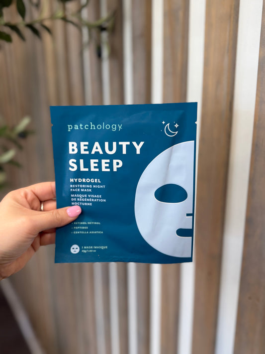 Beauty sleep hydrogel mask