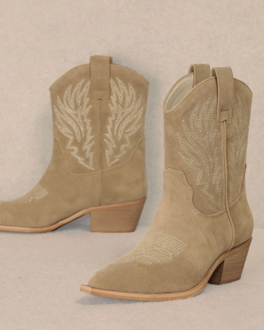 Western Boot - taupe