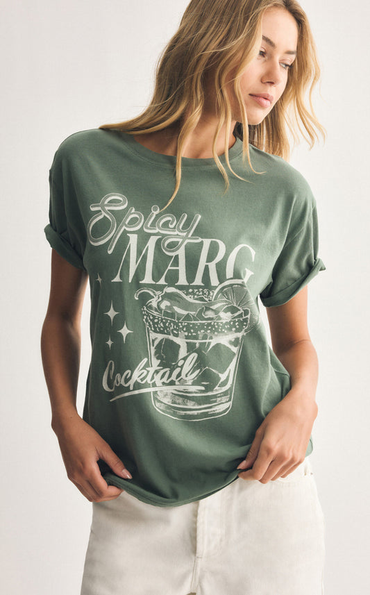 Spicy Marq Boyfriend Tee hunter green - Z Supply