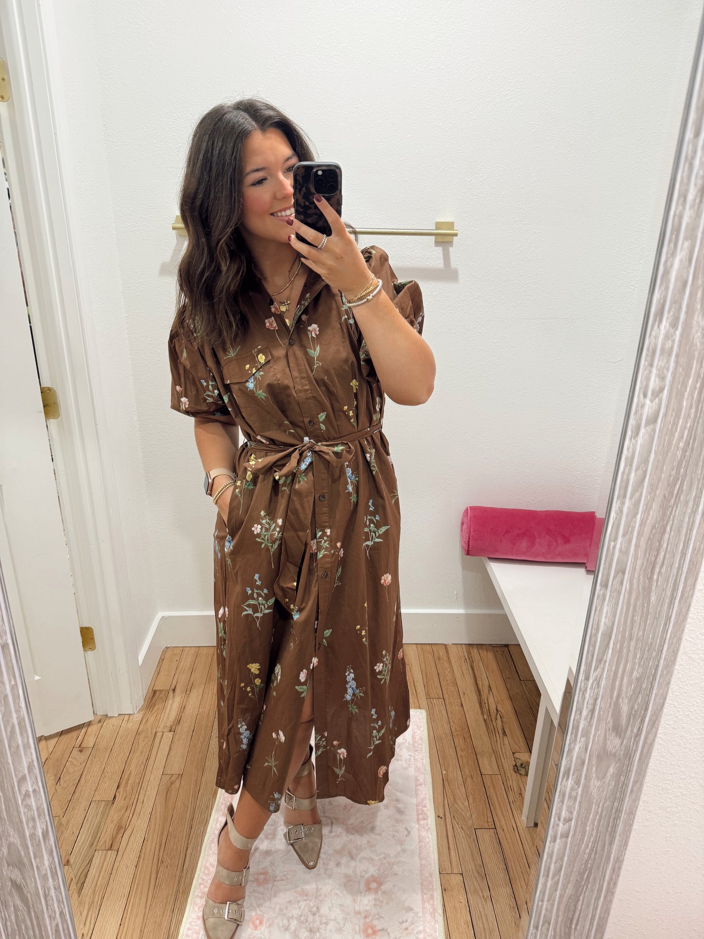 Carlie midi dress