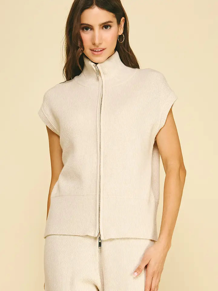 Kansas sweater zip up