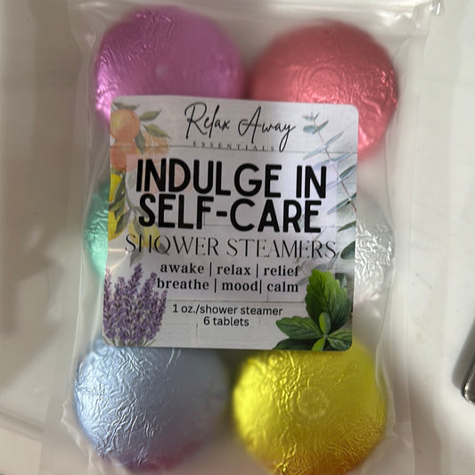 Indulge In Self Care shower steamer pack of 6