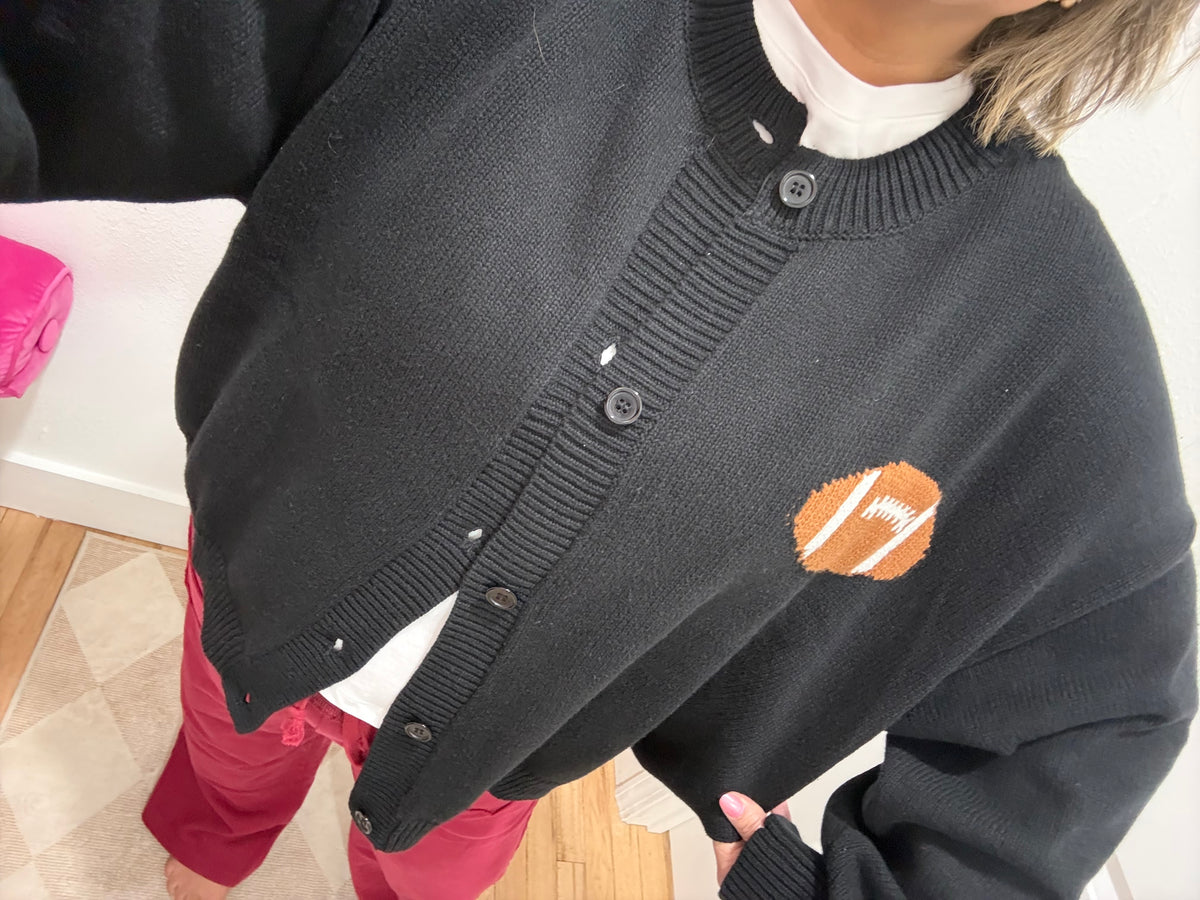 Football Sweater Cardi