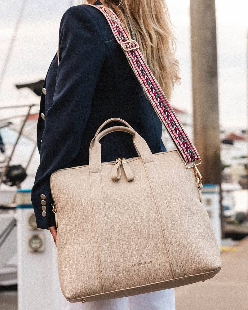 Rhodes Eddie Laptop Bag - Biscotti
