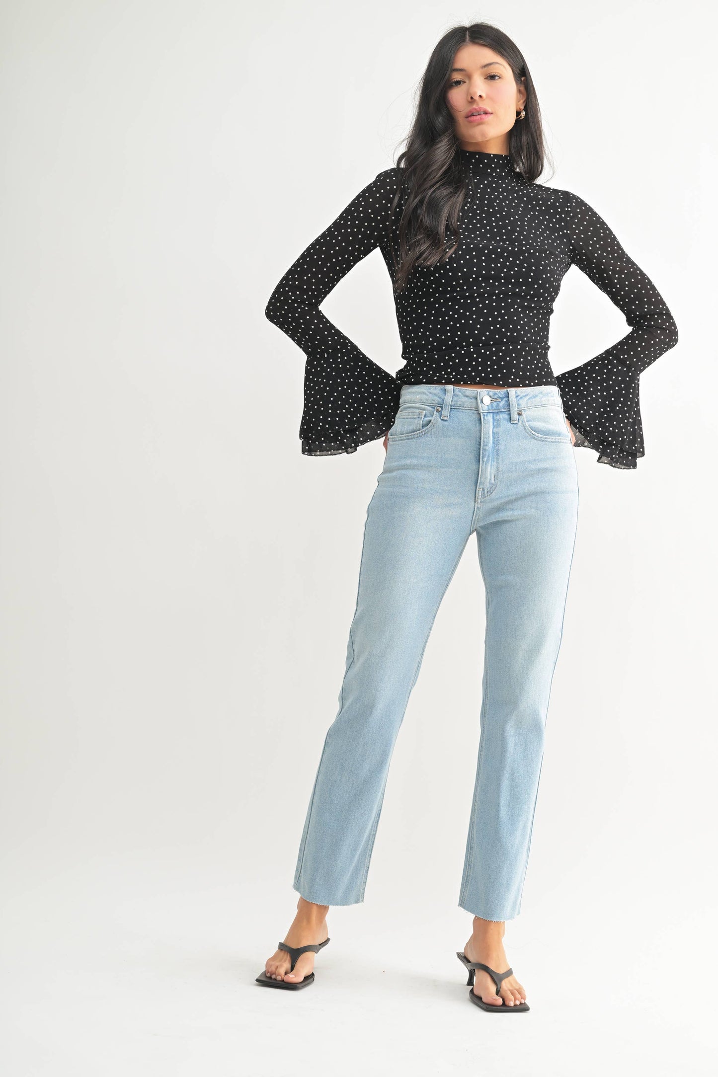 LT - Cut Off Cropped Straight Leg