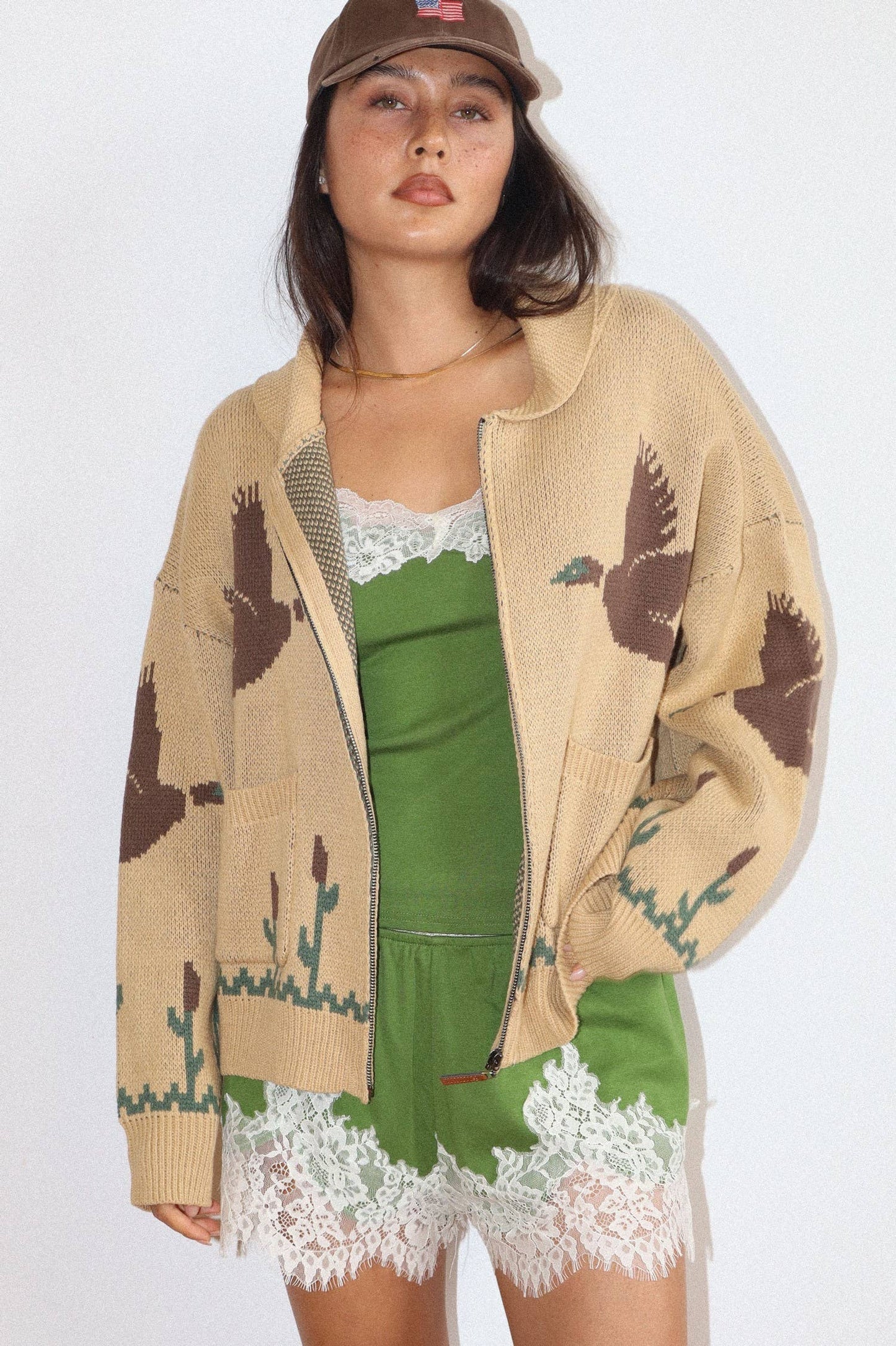 Desert Knit Zip Cardigan (restocking 11/15)