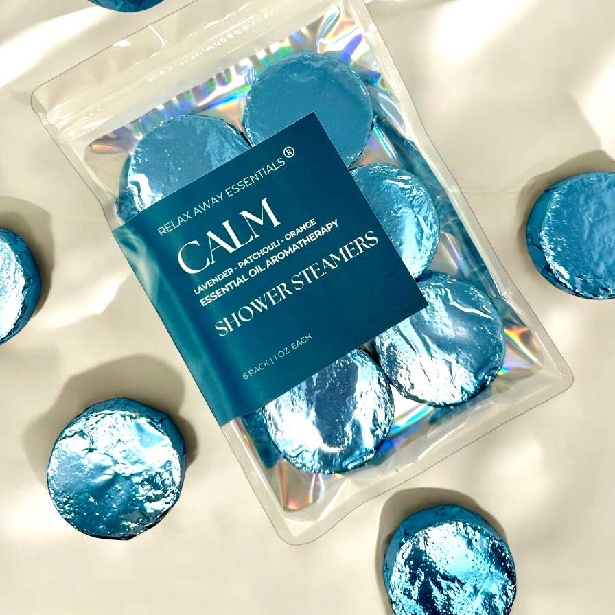 Calm Shower Steamers 6 Pack - Made in USA