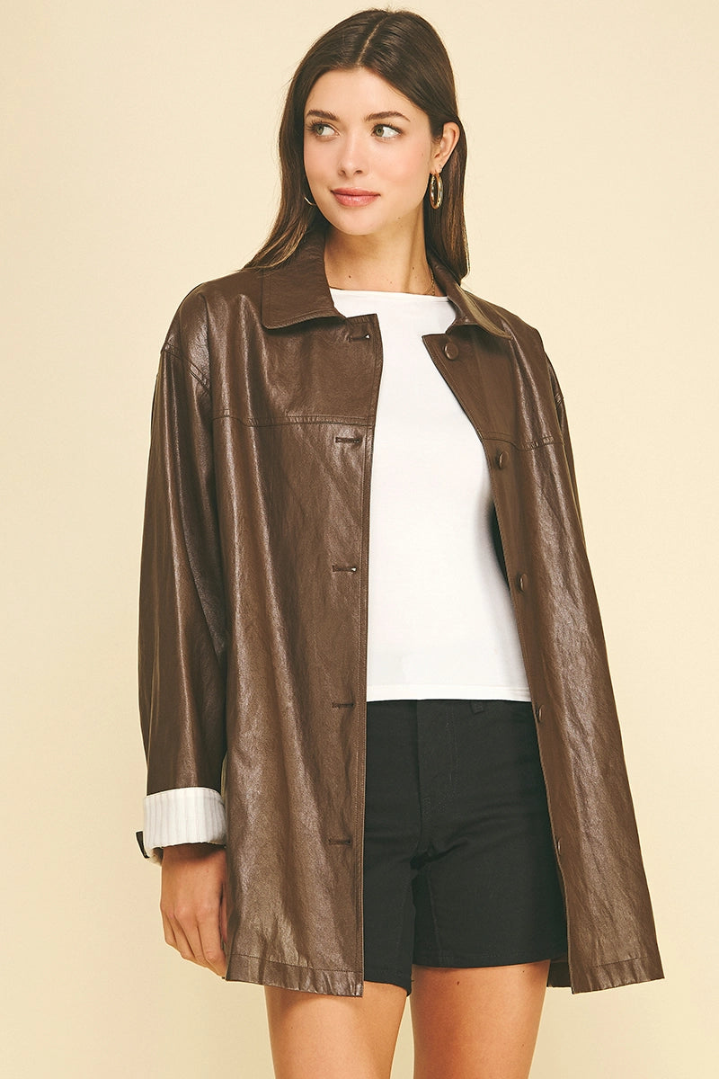 Blaze pleather jacket