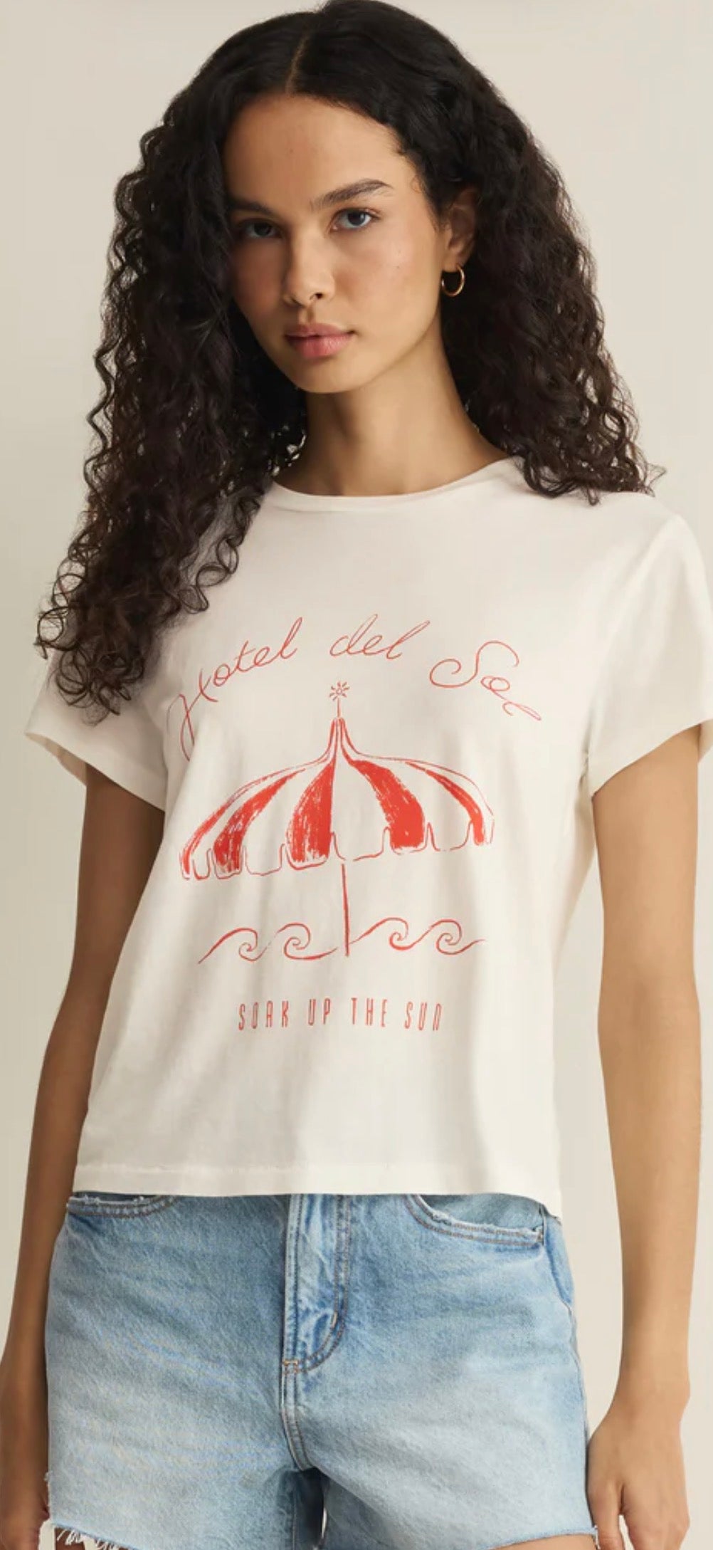 Del Sol Tourist tee sea salt - Z Supply