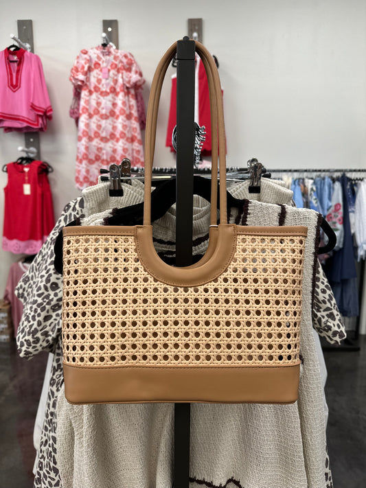 LYRA MINI TOTE, TAN