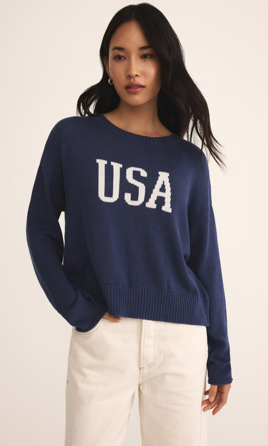 SIENNA USA SWEATER - Z Supply