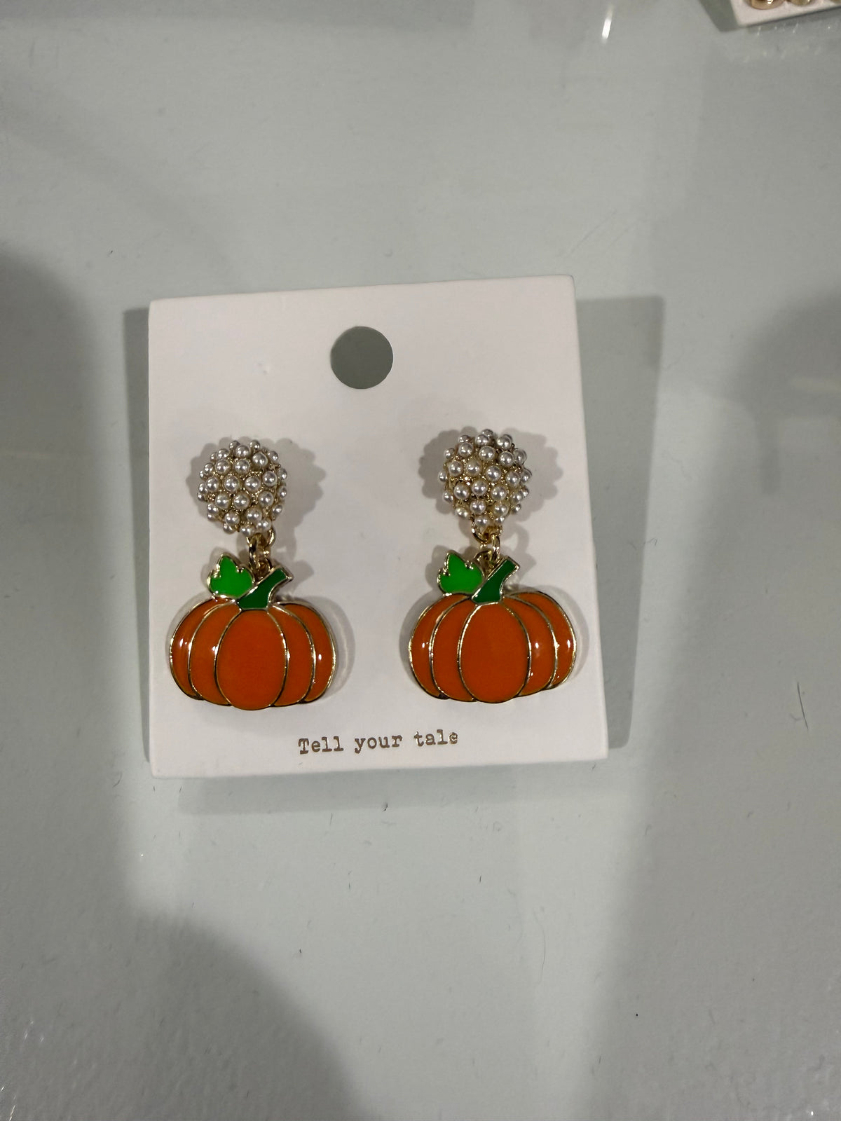 Pumpkin earrings