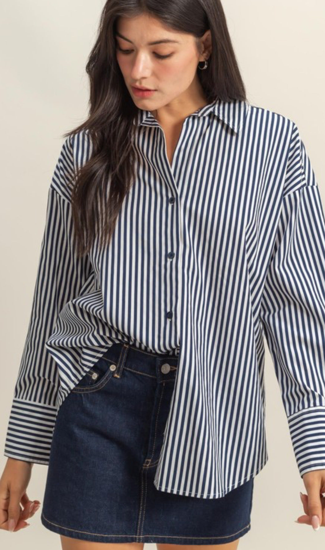 In mind button down (2 colors)