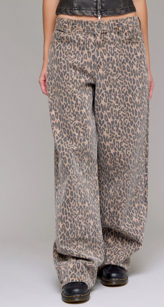 Cheetah denim