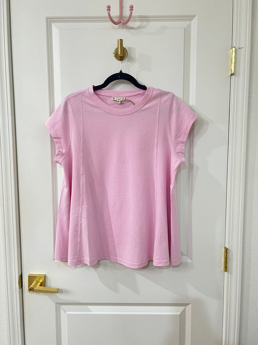cotton pink tee