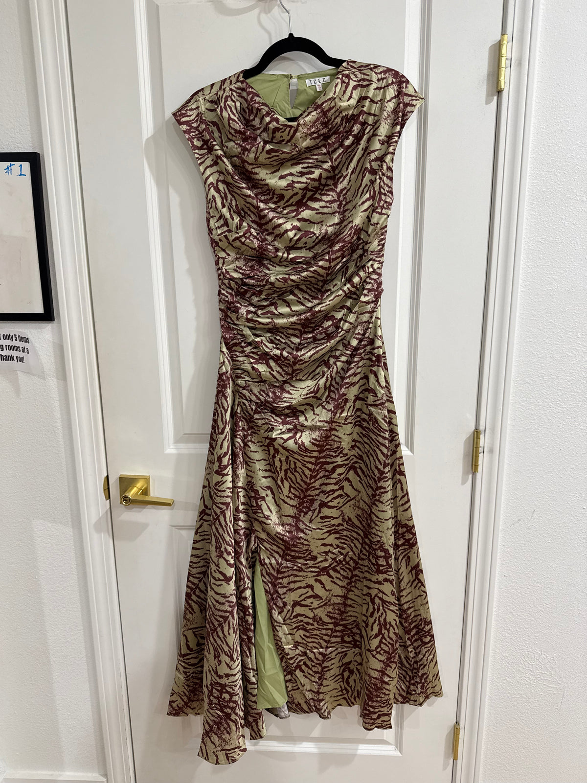 London zebra midi