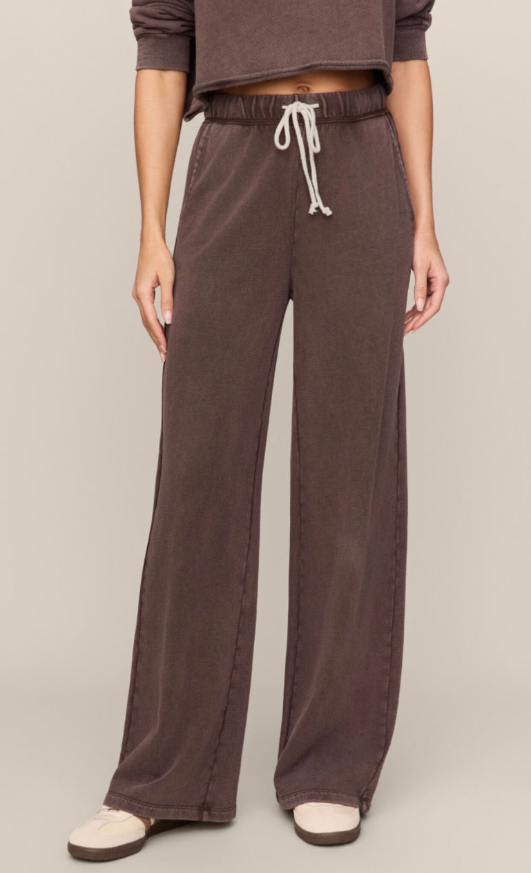 Hunter knit pant dark chocolate- Z Supply