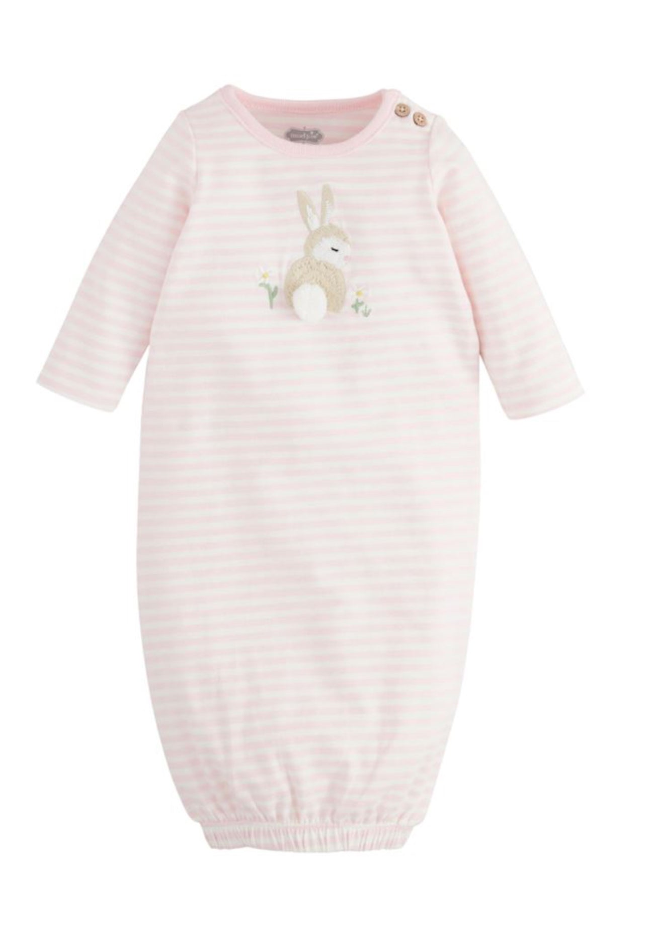 Pink STRIPE BUNNY GOWN