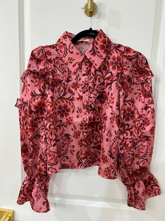 salmon red top