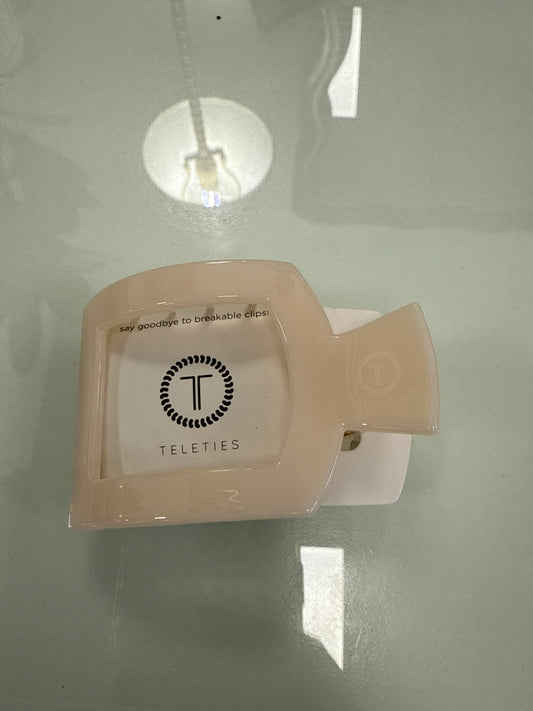 Flat Hair Clip | Small | Almond Beige