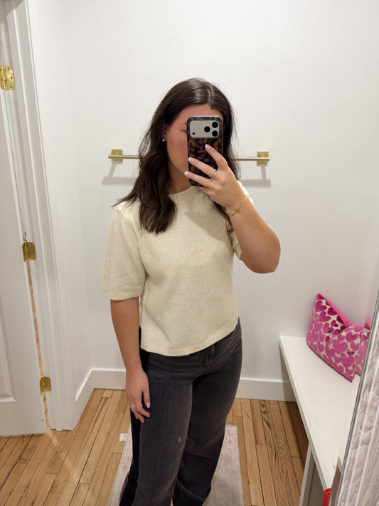 Perfect Sweater tee Vanilla creme SANCTUARY
