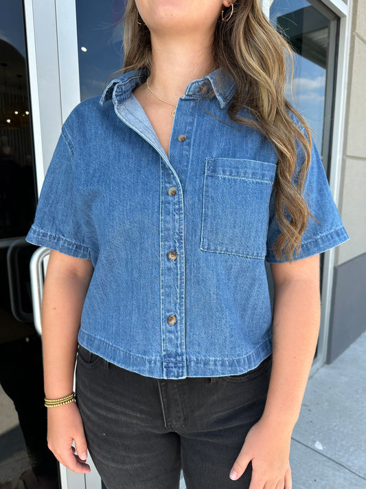 Darling Denim top