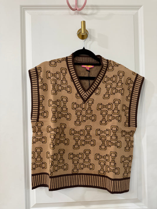 Bow Print Vest