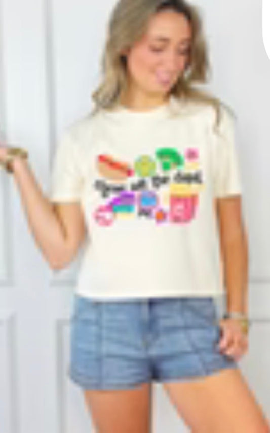 Baseball These are the Days Crop Tee