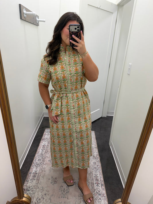 Crush midi dress