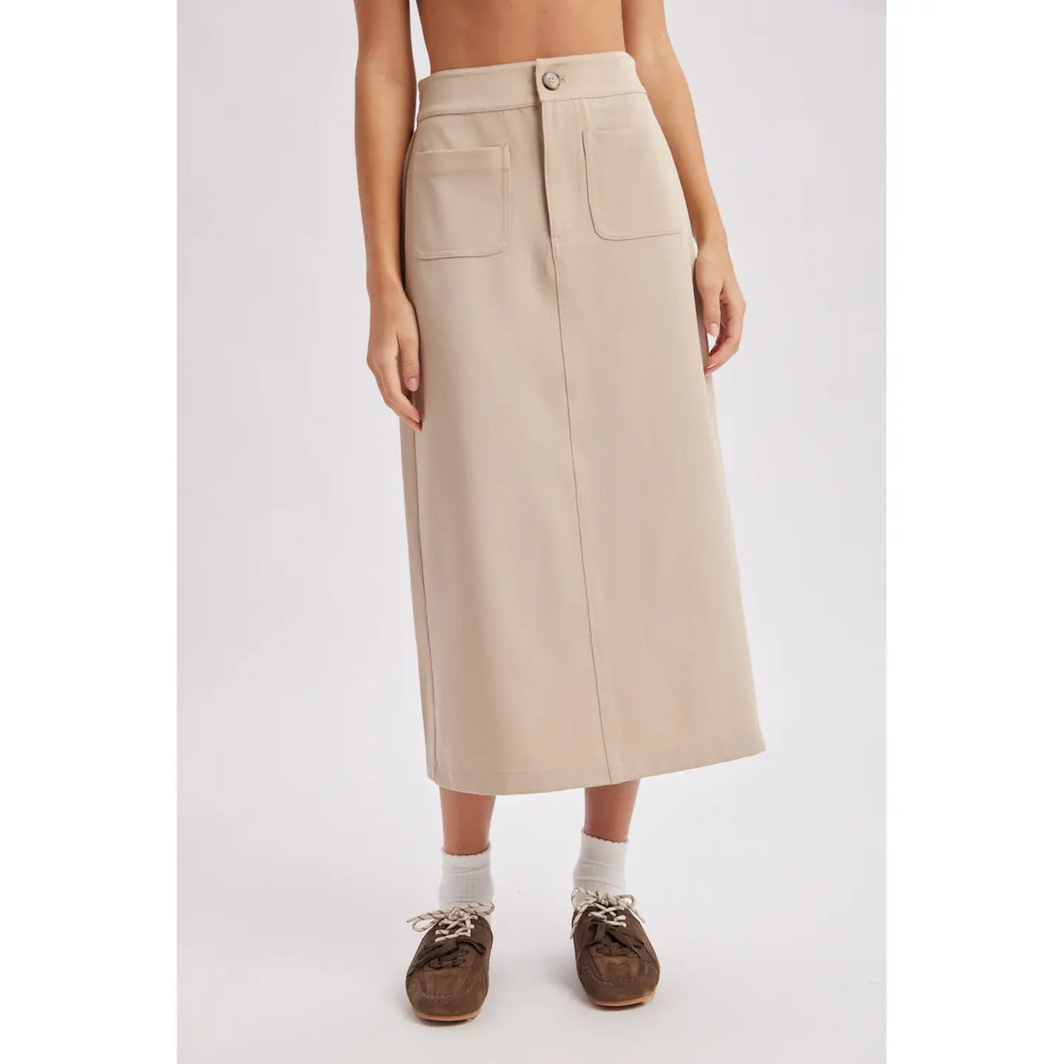 Patch Pocket Skirt (2 colors)