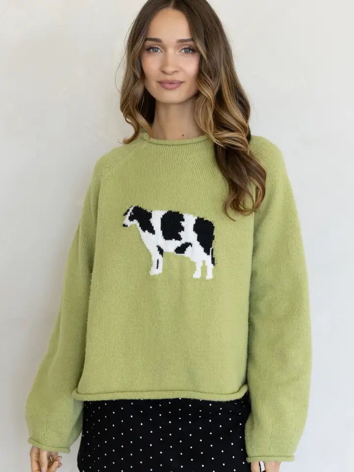 Cow Sweater (2 colors)