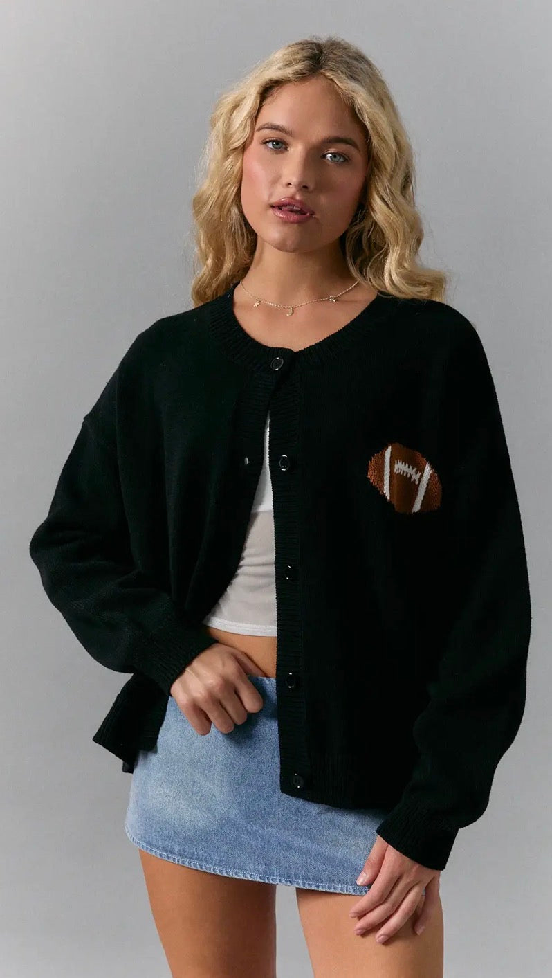 Football Sweater Cardi
