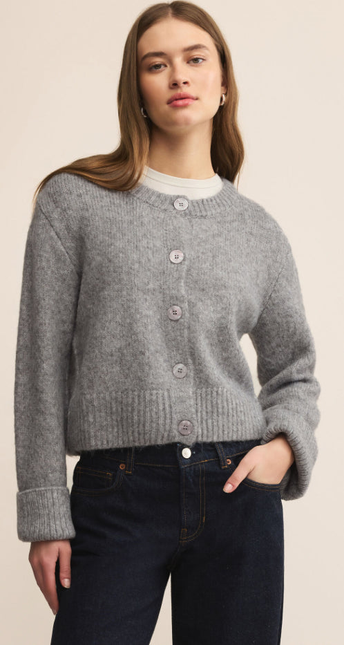 Breen Cardigan Classic Heather Grey - Z Supply