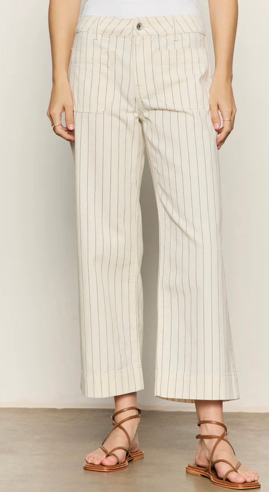 THE MARINE - BLEACHED WHITE PINSTRIPE - SANCTUARY
