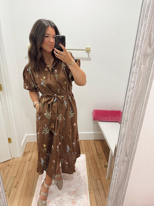 Carlie midi dress