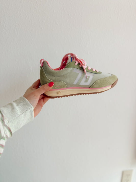 BACK70 Olive Jump sneaker