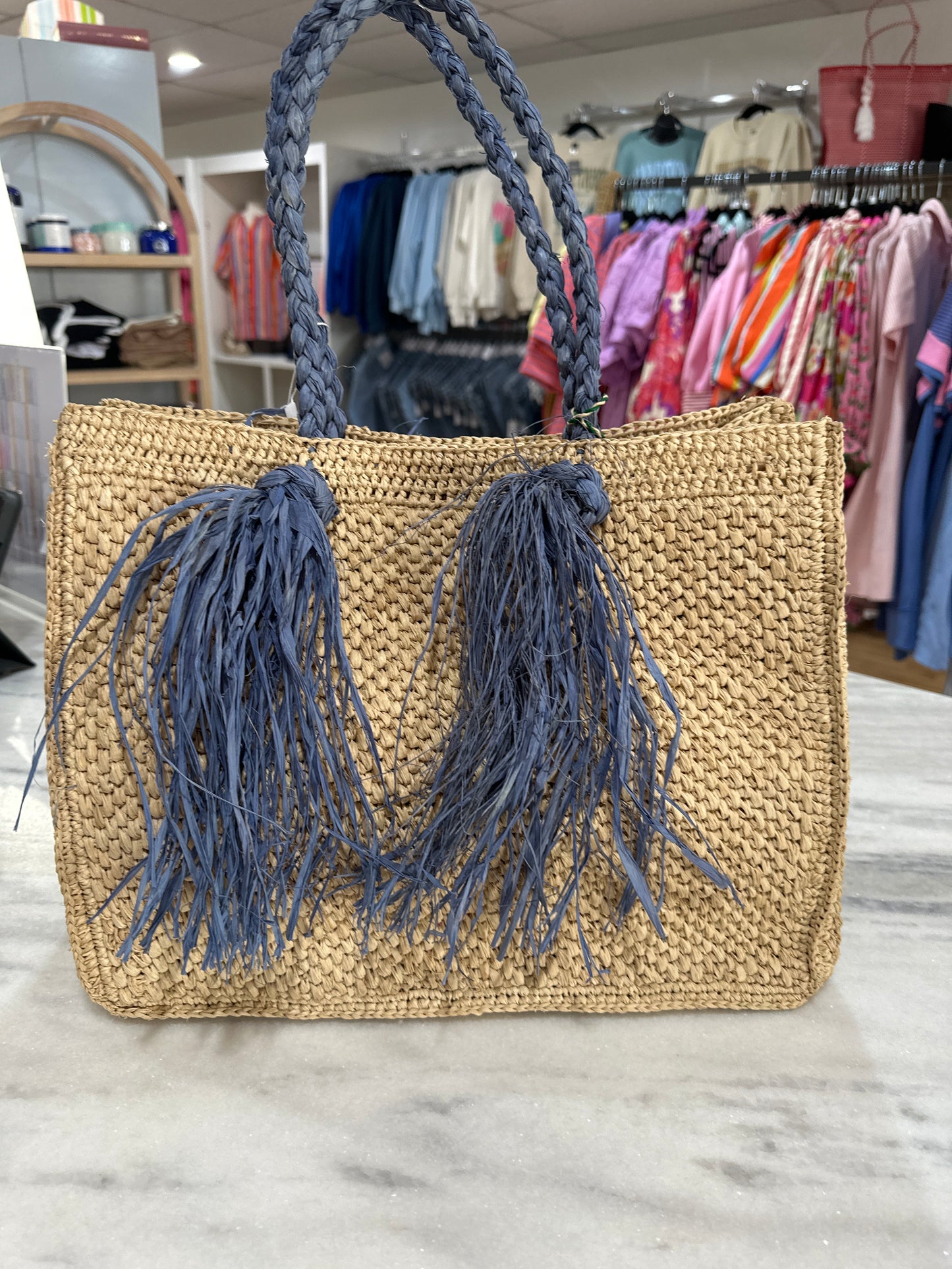 Camilla Raffia Bag - Baldiz