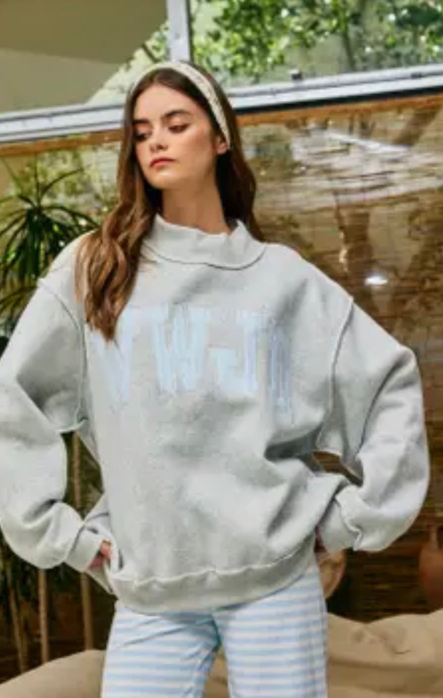 WWJD Appliqué Sweatshirt
