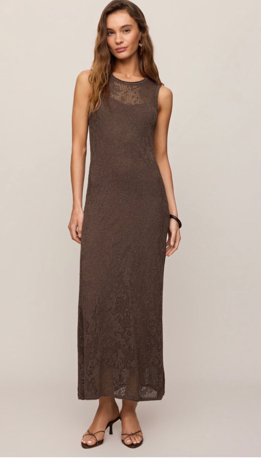 Claremont midi dress cocoa latte - Z Supply