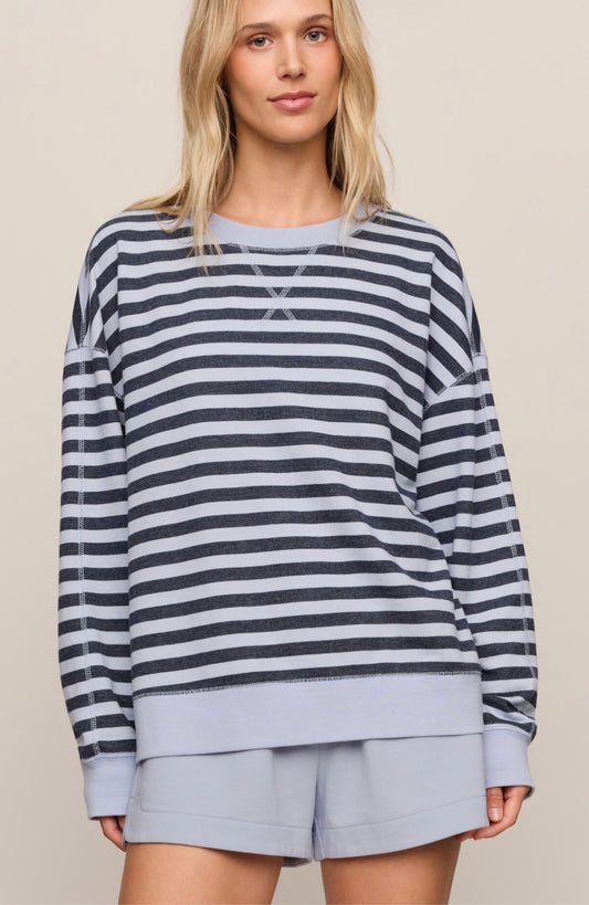 The Everyday Striped Crew Eclipse - Z Supply