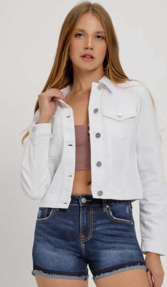 White Denim Jacket