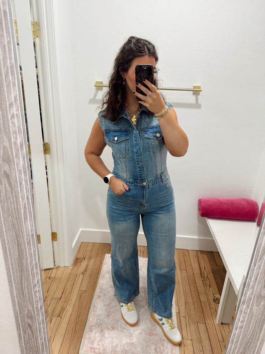 Harlow Denim Jumpsuit
