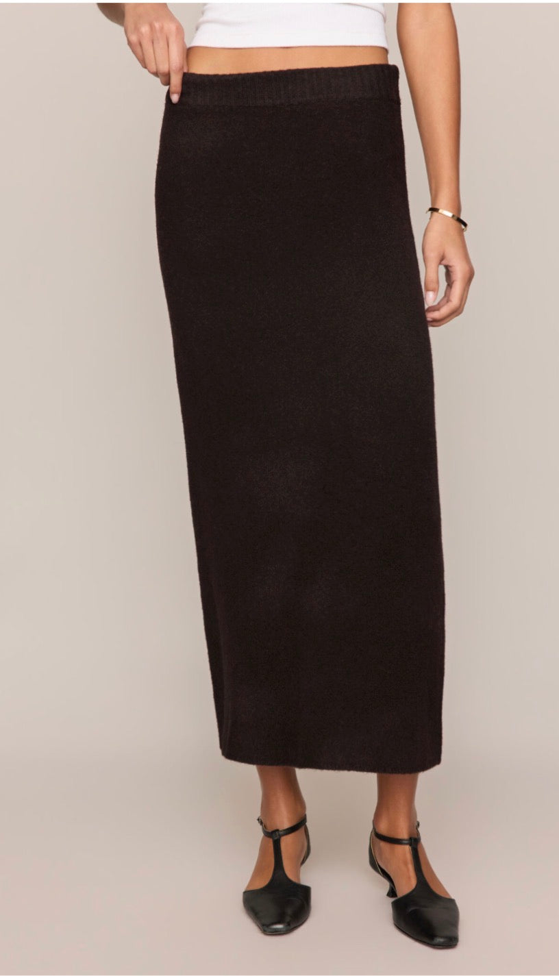 Cozy Moment Skirt Dark Roast - Z Supply