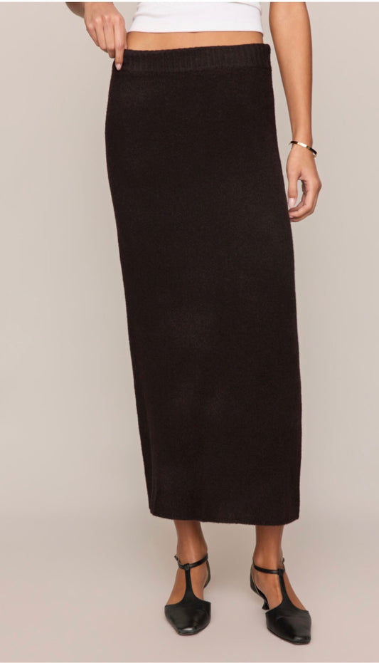 Cozy Moment Skirt Dark Roast - Z Supply
